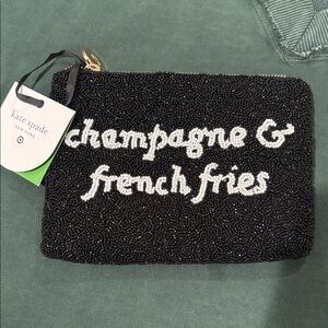 Kate Spade forTarget Black Beaded Clutch